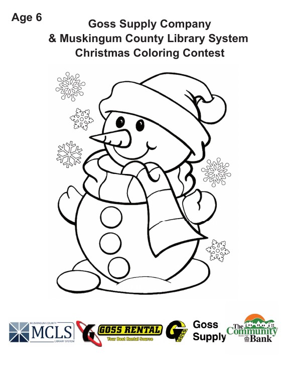 Preview of the Age 6 Teddy Bear Coloring Contest sheet