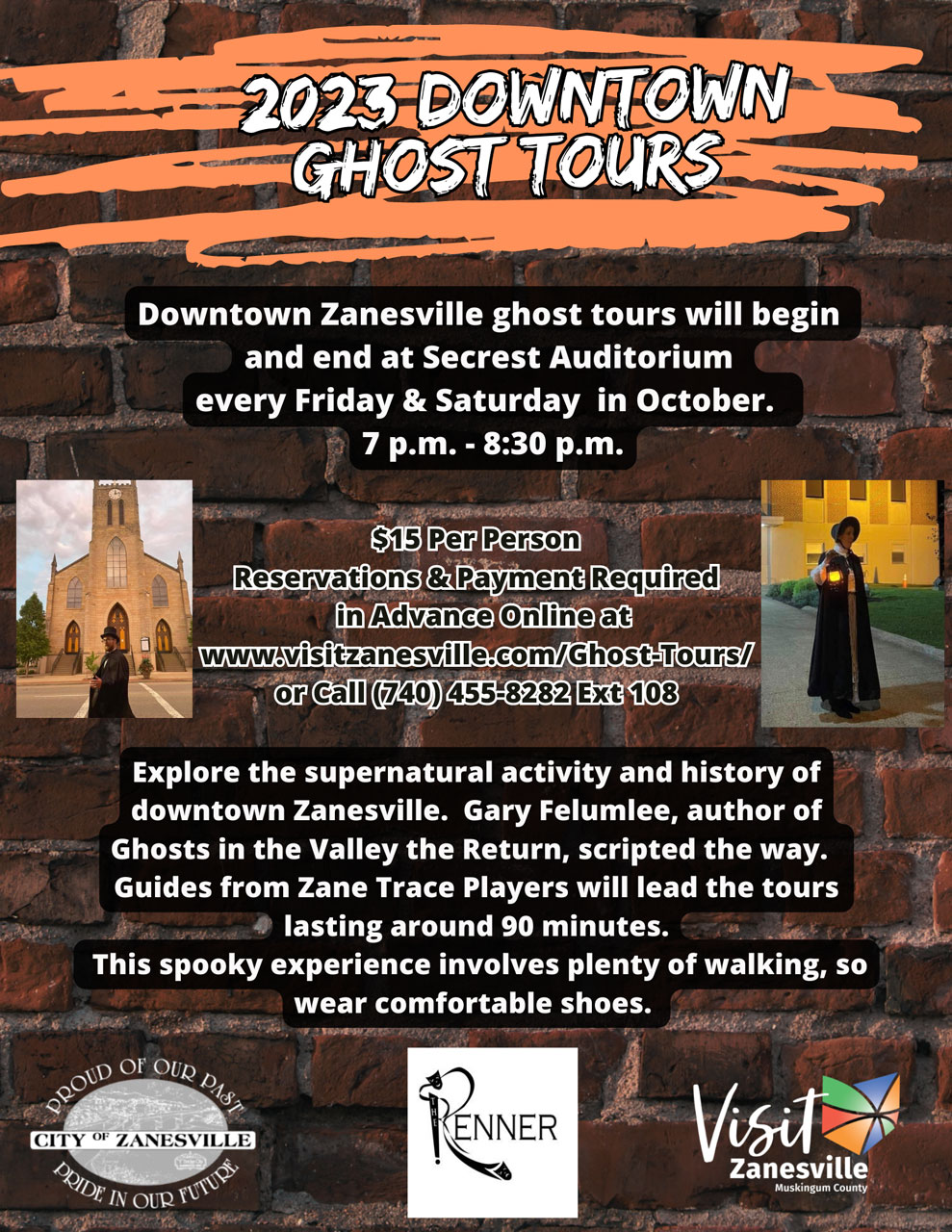 Downtown Zanesville Ghost Tours
