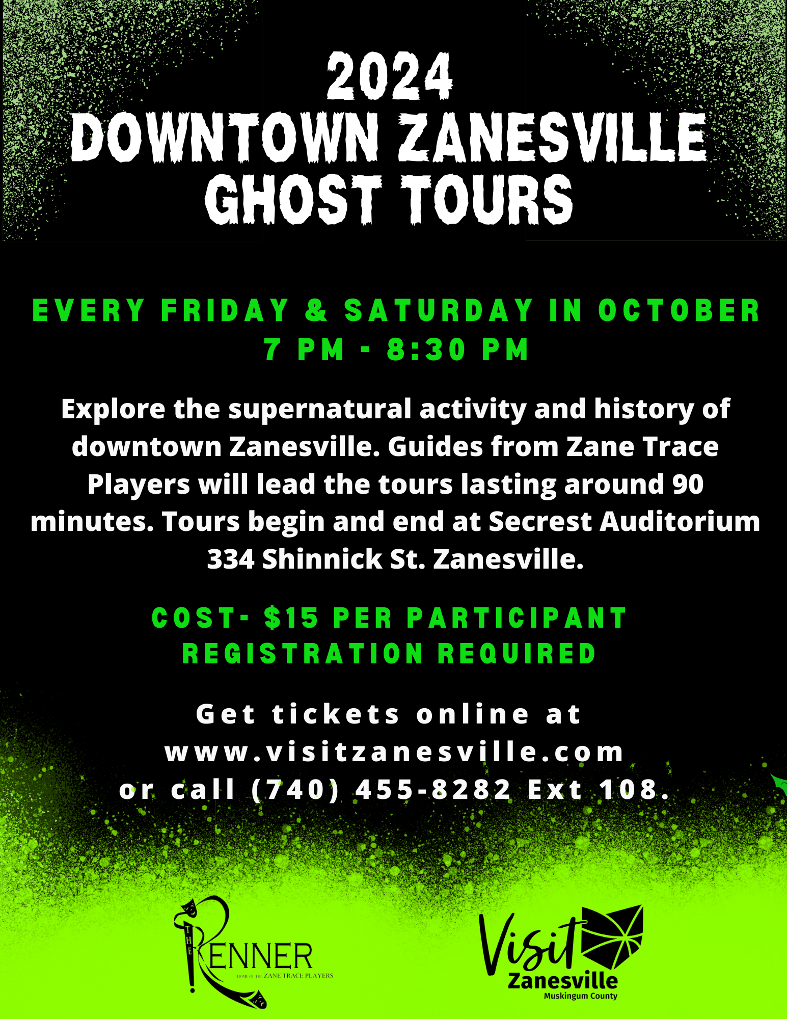 Downtown Zanesville Ghost Tours