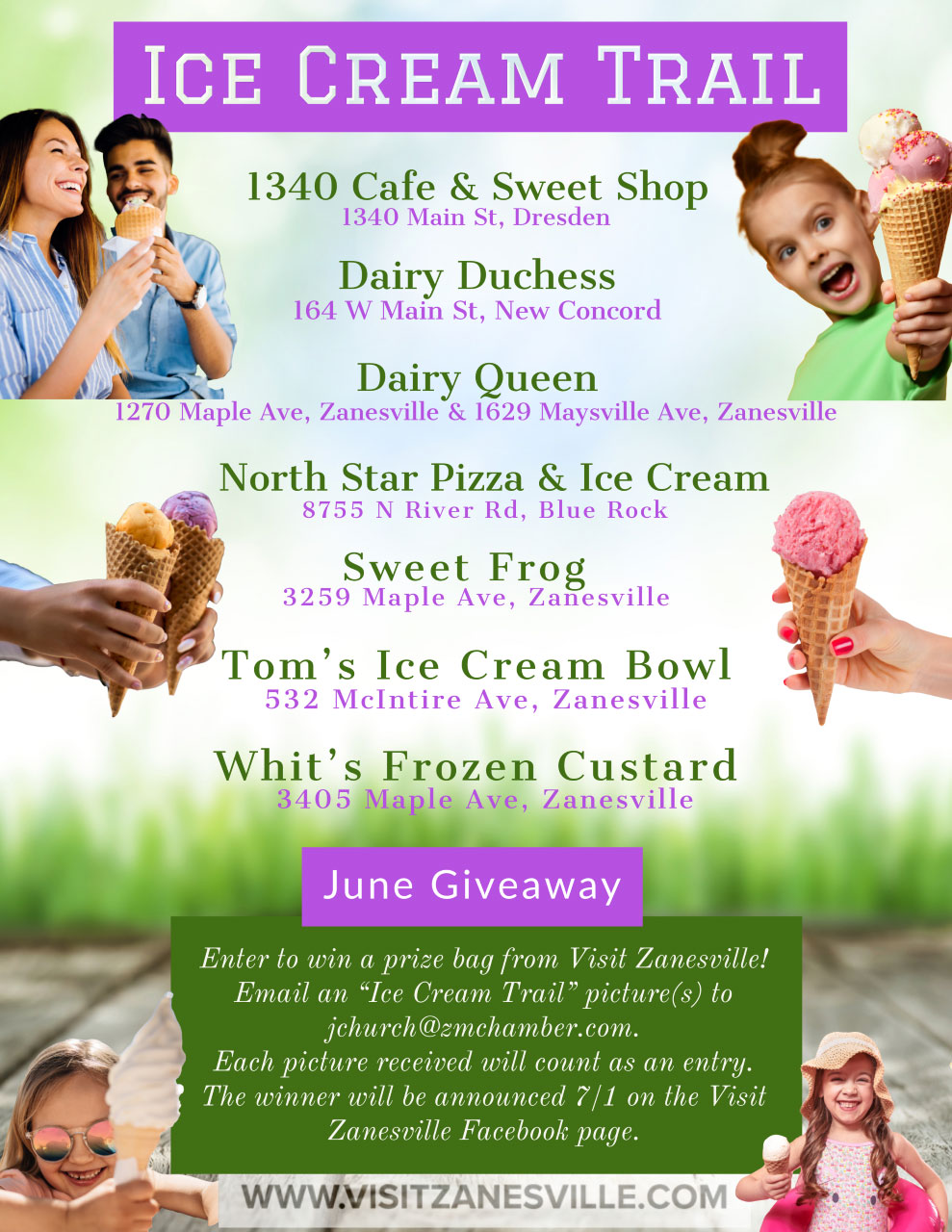 Visit Zanesville Ice Cream Trail